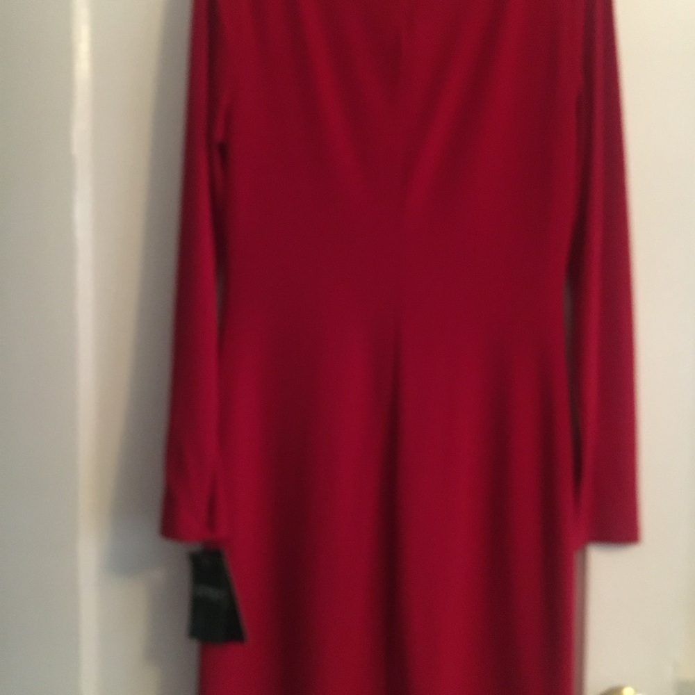 Rugby Ralph Lauren Classic Red Long Sleeve Dress